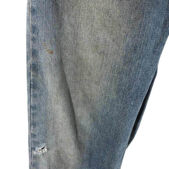 Levis Mens Jeans 559 Relaxed Straight Fit Distressed Grunge 32x32 Actual 32x30.5 - Picture 2 of 9